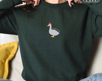 Embroidered  Silly Mom Goose Shirt, Goose T-Shirt, Mama Goose Shirt, Goose Mama T-Shirt, Funny Mama Shirt, Mother's Day Gift