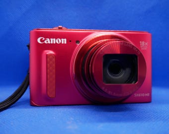 Canon PowerShot SX610 HS 赤 Canon PowerShot SX610 HS SX610HS W. 18x Zoom Lens Wine Red