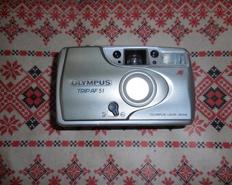 Vintage Olympus trip AF 51 35mm point shoot camera compact analog camera Christmas gift gift for she him y2k camera retro