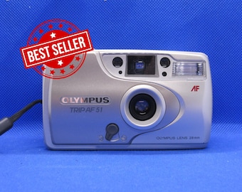 Vintage Olympus trip AF 51 35mm point shoot film camera compact analog camera Christmas gift gift for she him y2k camera retro