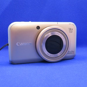 Vintage Canon Powershot SX210IS 14.1 MP digital top camera point shoot camera digital compact y2k 2000s tested canon elph ixus ixy
