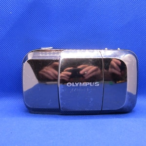 Vintage retro Olympus mju 1 infinity stylus limited top camera 35mm point shoot camera compact analog camera Christmas gift gift for she him