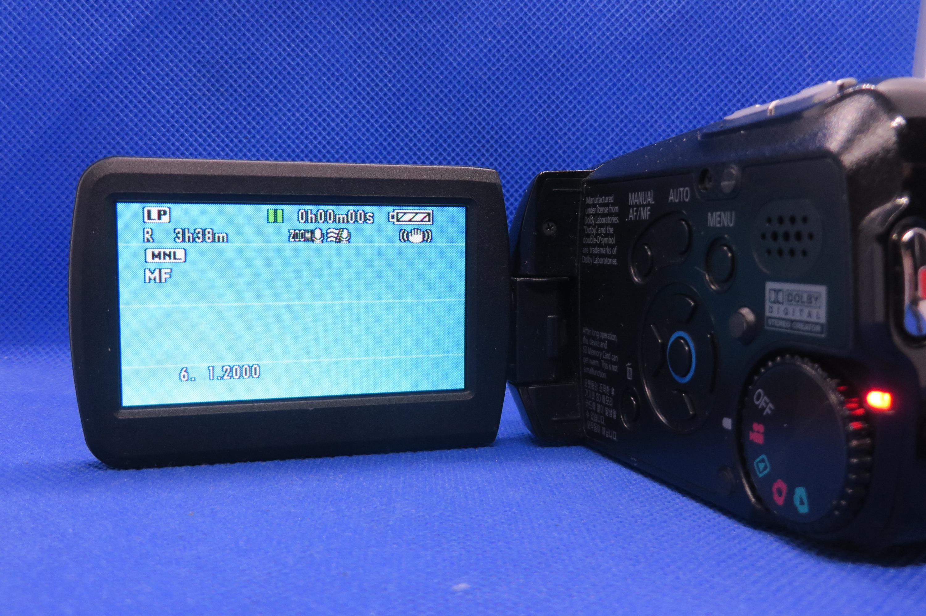 Vintage Panasonic SDR-S7 SD Camcorder Video Movie Camera Pocket