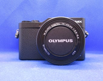Vintage panasonic Lumix DC-GX800 M.Zuiko digital 14-42mm zoom digital lumix digicam top camera point shoot y2k 2000s