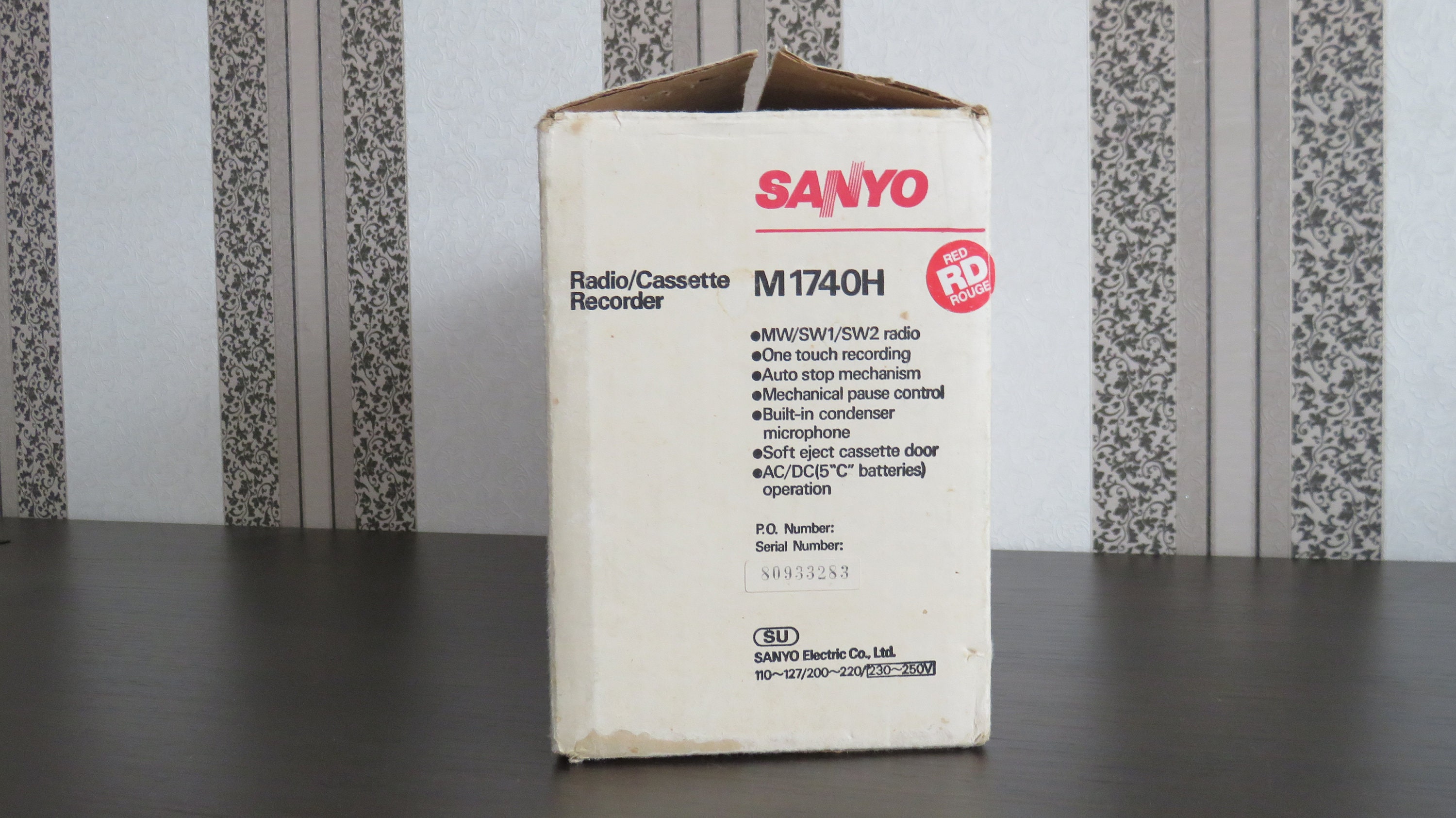 Buy Vintage Retro Sanyo M1740H Radio Cassette Recorder AC/DC