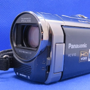 Vintage Panasonic HC-V10 70x digital zoom top video camera movie camera digital compact Christmas gift y2k 2000s vibe retro