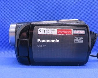 Vintage Panasonic SDR-S7 SD Camcorder Video Movie Camera Pocket