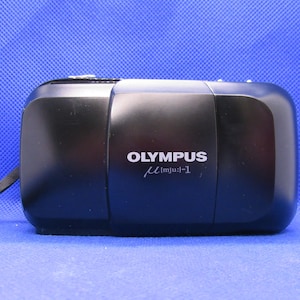 Vintage retro Olympus mju 1 infinity stylus top camera 35mm point shoot camera compact analog camera Christmas gift gift for she him