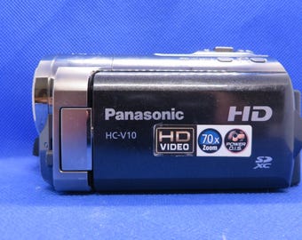 Vintage Panasonic HC-V10 70x Digital Zoom Top Video Camera