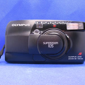 Vintage Olympus Superzoom 105 Infinity Accura zoom 105 35mm point shoot camera compact analog camera Christmas gift birthday gift y2k retro