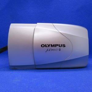 Vintage retro Olympus mju ii stylus epic top camera 35mm point shoot camera compact analog camera Christmas gift gift for she him y2k camera
