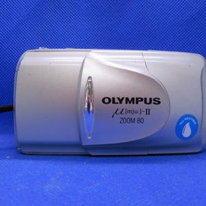 Vintage retro Olympus mju ii zoom 80 stylus epic top camera 35mm point shoot camera compact analog Christmas gift y2k camera