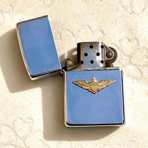 Encendedor Zippo U.S. Navy Wings, artículo de colección de 1992