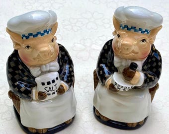 Salt and Pepper Pigs Department 56 Jam Bon Vintage