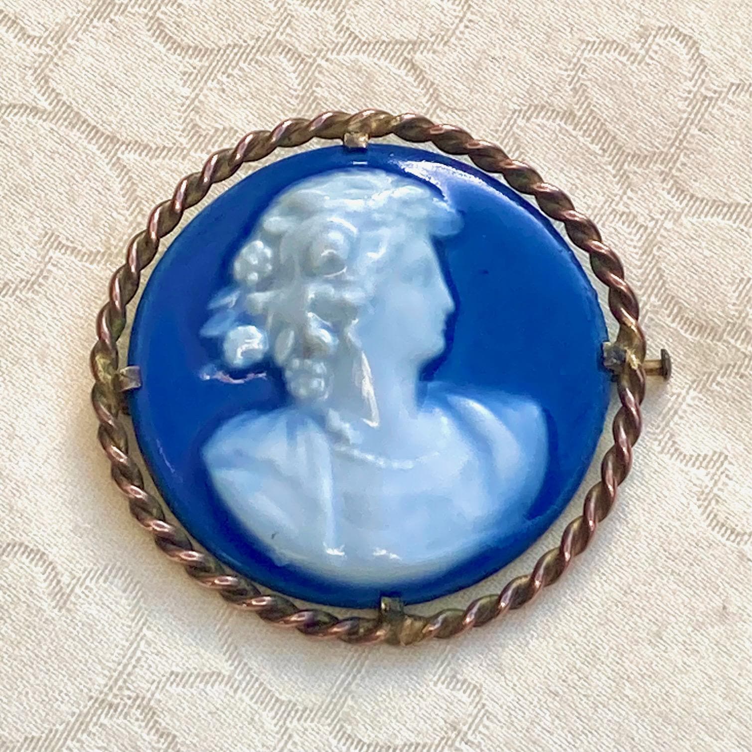ANCIENNE BROCHE EN émail émaux signée Limoges antique jewelry enamel brooch EUR 65,00 - FR