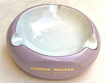 Posacenere in ceramica vintage Johnnie Walker