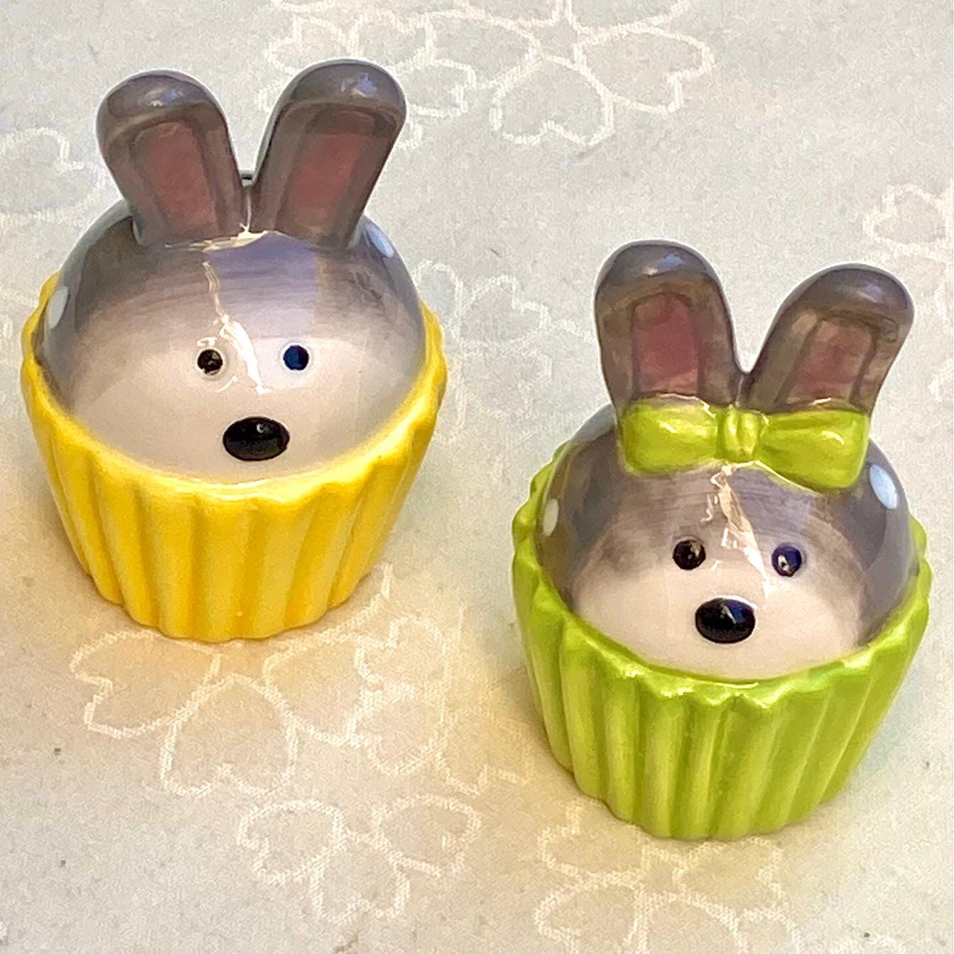 Porte-bougies de cupcake en céramique
