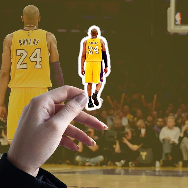 Kobe Bryant Sticker, Basketball Sticker, Ball Gift, Sports Gift