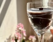 Red Wine Scented Candle, Exclusive mix deep harmony aromatherapy