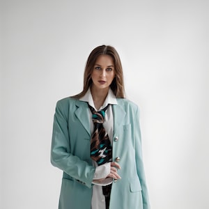 Women&#39;s Tie In Leo Print For Your Stylish Look! A Gift For Her. Tie. Necktie. Elegant Accessory. Cravatta. Animal Print.