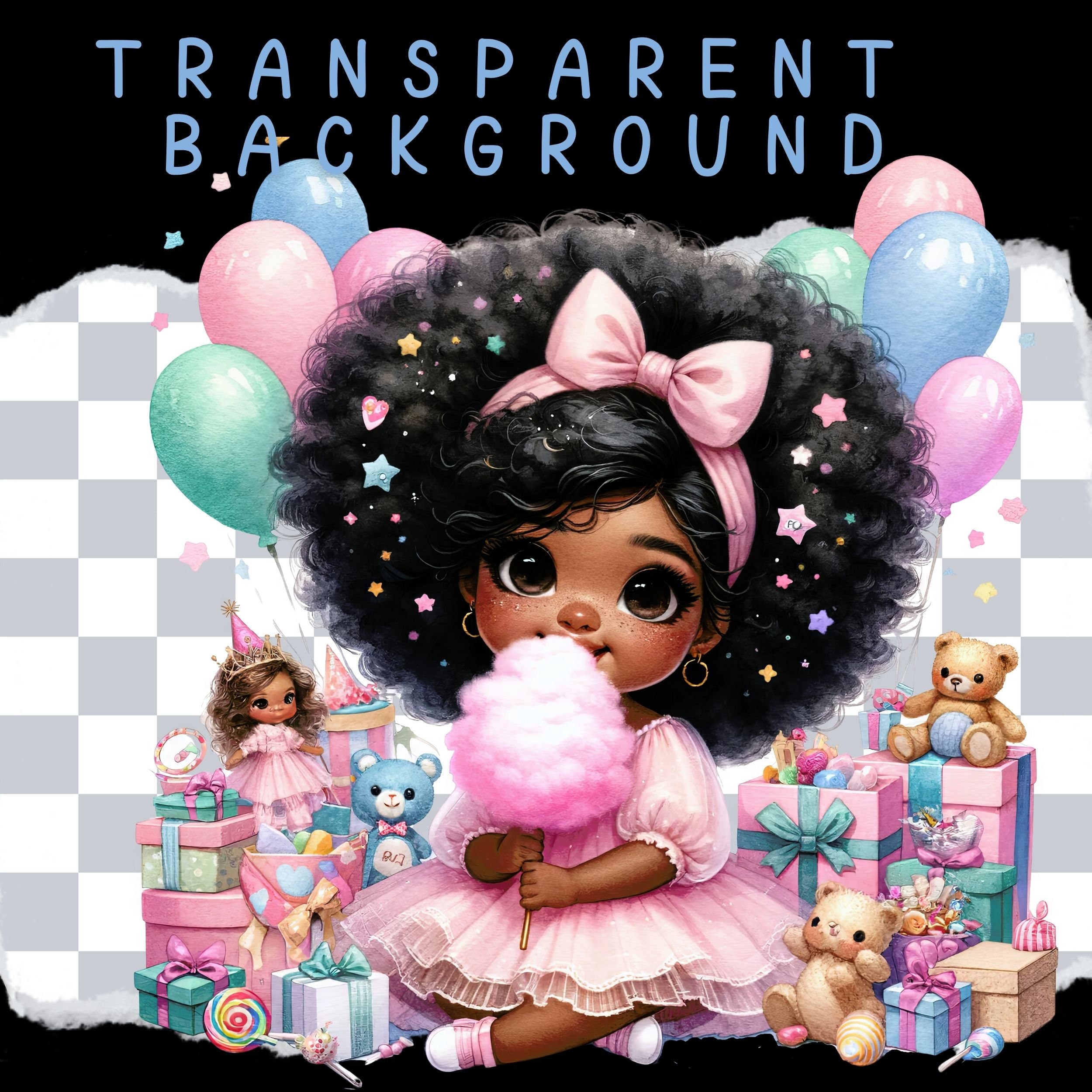 Happy Birthday Cute Afro Girl , Celebrate Birthday With Cute Afro Girl