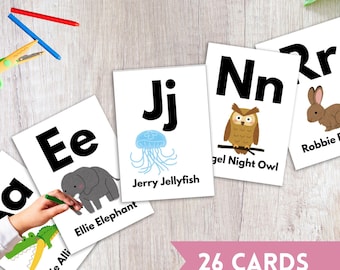 Dierentuingeluiden, homeschool afdrukbaar, alfabetkunst, afdrukbare kleuren, kinderalfabet, kindermuurkunst, montessorimaterialen, pdf voor kleuters, afdrukbare kleuren