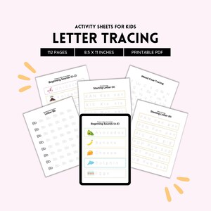Trazado de letras, trazado del alfabeto, práctica de escritura a mano, tablero de trazado de letras, aprender a escribir, hojas de trabajo del alfabeto, trazado del alfabeto en archivo PDF