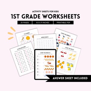 1st Grade Worksheets, 1st Grade Math, Printable Worksheets, Preschool Worksheets, Homeschool Worksheet, Worksheets For Kids, Math Activity