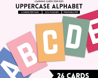 Hoofdletters, hoofdletters, alfabetletters, groot alfabet, hoofdletters, pdf grote letters, afdrukbaar alfabet, pdf-bestand