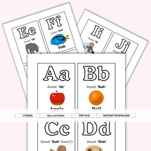 Phonics Sounds, Learn to Read, Phonics Printable, Letter Sounds ...