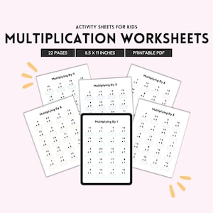 Multiplication Worksheets, Math Worksheets, Times Table, Math Practice, Multiply Worksheets, Multiplication Table, Multiplication Math PDF