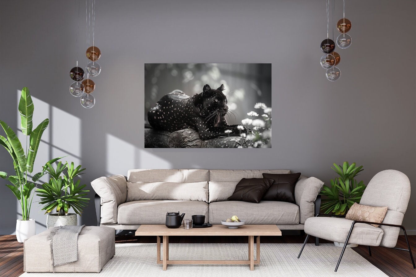 wanddeko-wildkatze-schwarz-wei-tiger-leopard-wandkunst-katze-gem-lde