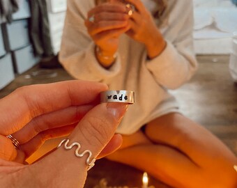 Customizable stamped rings