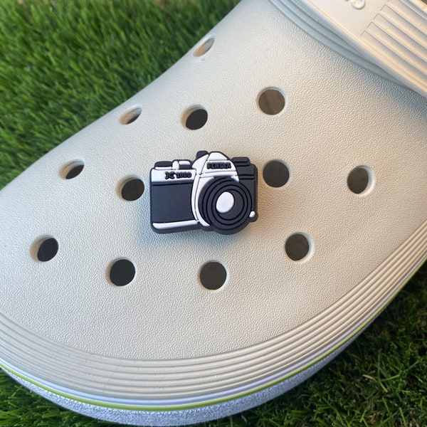 Retro Camera Croc Charm Camera Shoe Charm Camera Shoe Clog Charm Photo Pic Charm Retro Camera Croccharm Gift for Photography Lover Charm