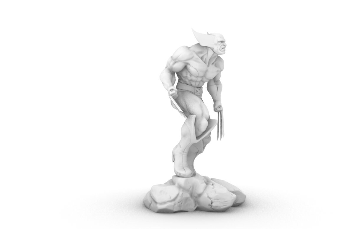 Marvel wolverine STL File, 3D Digital Printing STL File for 3D Printers ...