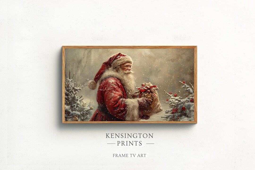 Traditional Santa Picture Frame main image 1