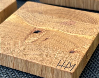 Sottobicchieri in legno (4 pz.) | Quercia