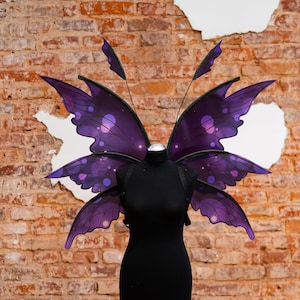Purple fairy wings costume, Elf wings, Butterfly wings, Cosplay costume