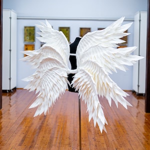 White angel wings costume with 8 wings, Halloween  costume, Cosplay costume, Photography prop
