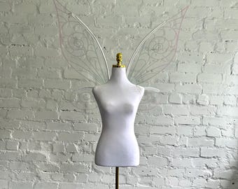 Tinkerbell Transparent Forest Fairy Wings: Festival Elf Costume