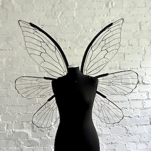 Transparent Fairy Wings for adult, Cosplay costume