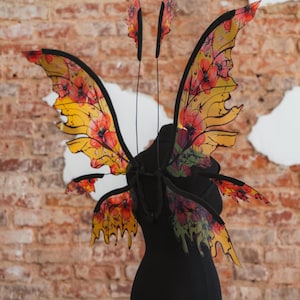 Floral fairy wings, Festival wings for adults
