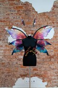 Colorful Iridescent Fairy Wings Costume: Cosplay Elf Butterfly Wings product logo