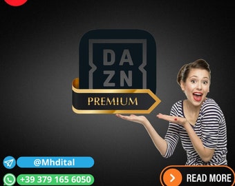 Cuenta Dazn // Cuenta privada Dazn Premium de 12 meses con garantía / Adquiere una nueva cuenta privada legal y segura