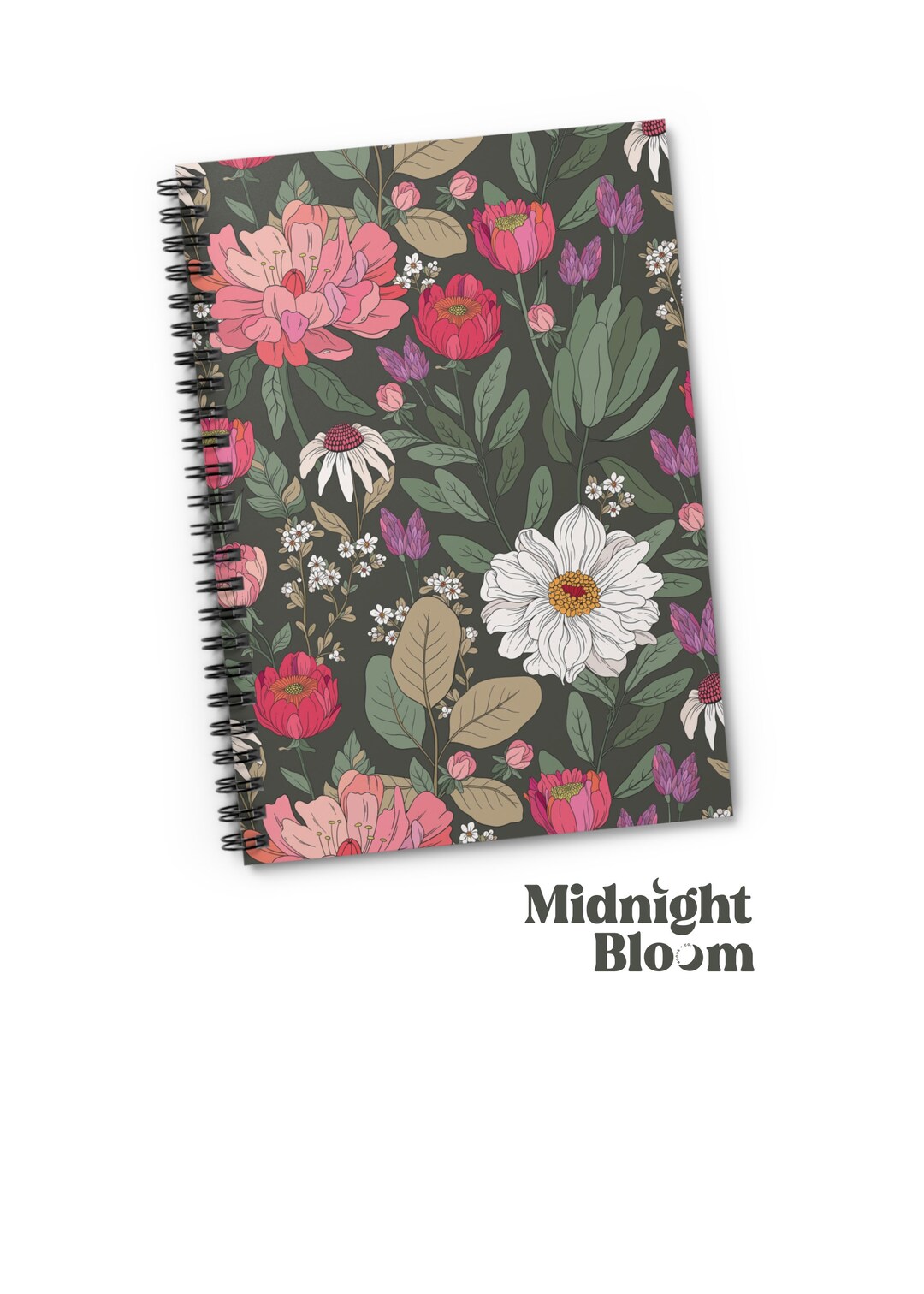 Winter Bloom Notebook - Etsy