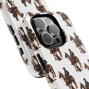 Cowboy Phone Case: Western Style Tough Mobile Cover