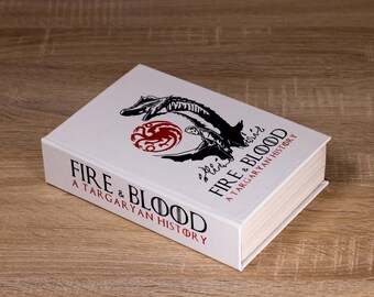 Fuego y Sangre George RR Martin Edición especial reencuadernada a mano de House Of The Dragon