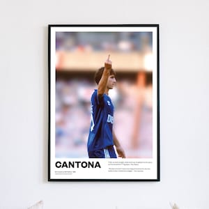 Eric Daniel Pierre Cantona is a French actor, singer and former professional footballer. A large, physically strong, hard-working and tenacious player, Cantona combined technical skill and creativity with power and goalscoring ability.