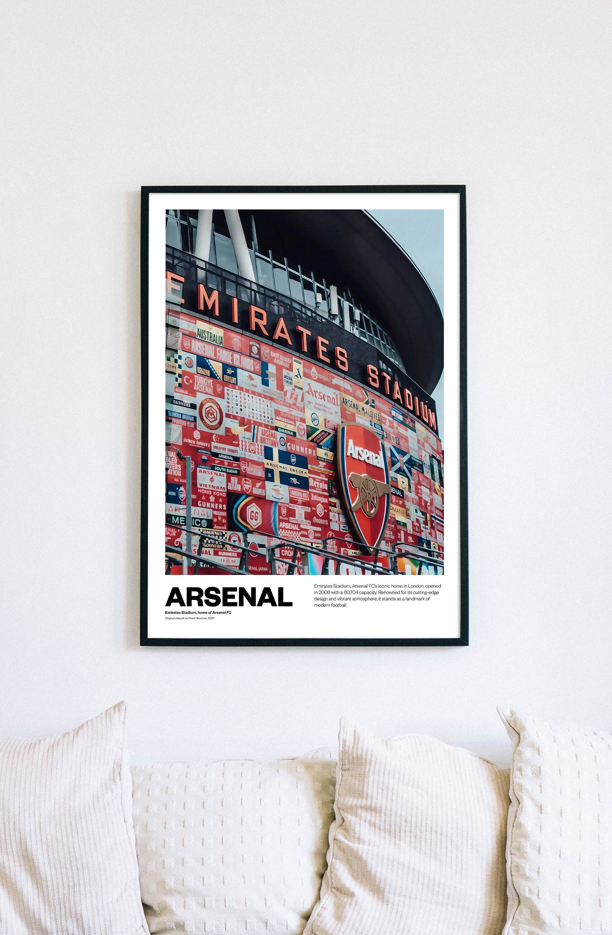 Arsenal Football Poster Print Vintage Retro A4 A3 Print Painting AFC ...