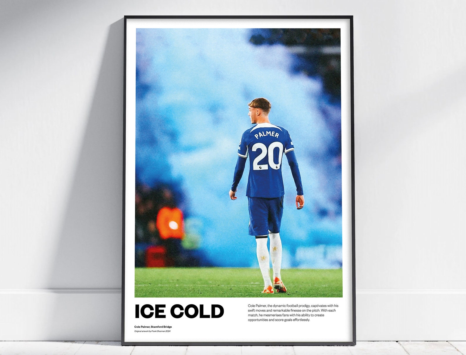 Cole Palmer Chelsea Fc Football Poster Print Vintage Retro A4 Print ...